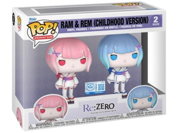 Ram & Rem (Childhood Version) Funko Pop! Vinyl