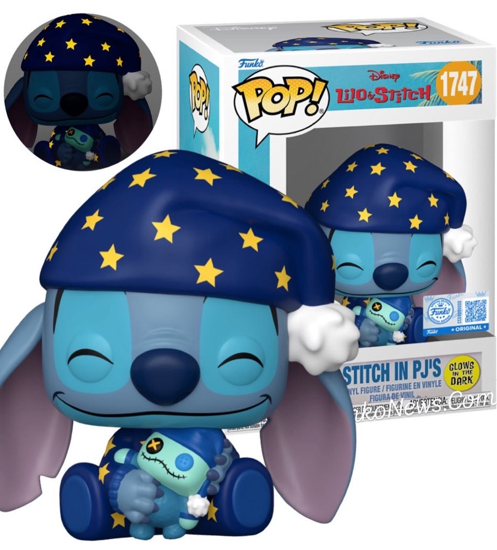 Stitch in PJs Funko Exclusive Glow #1747