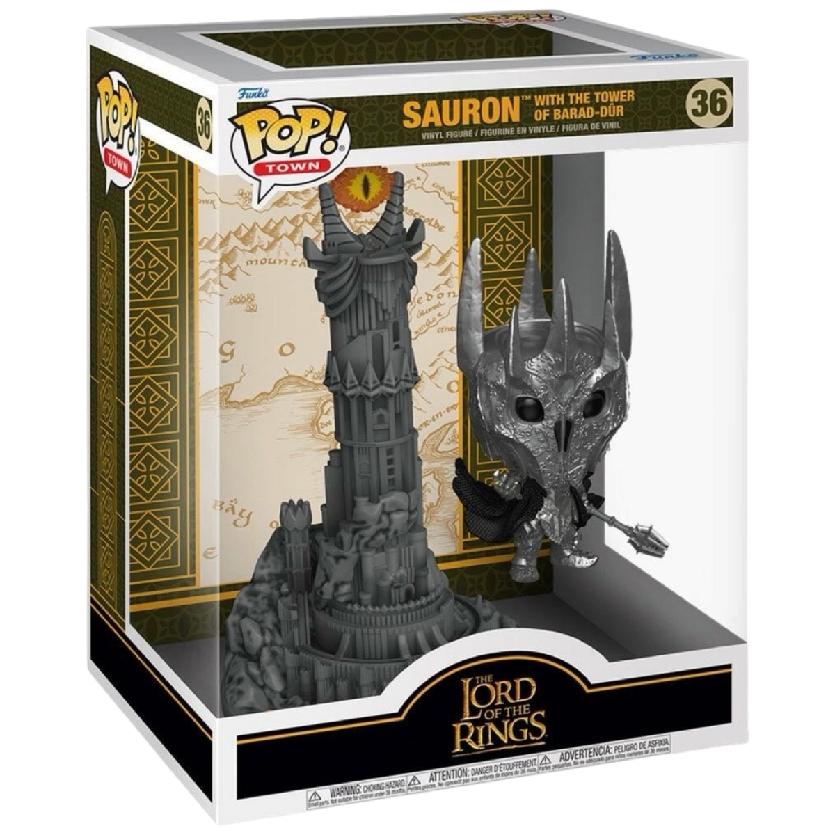Sauron with the Tower of Barad-Dûr #36
