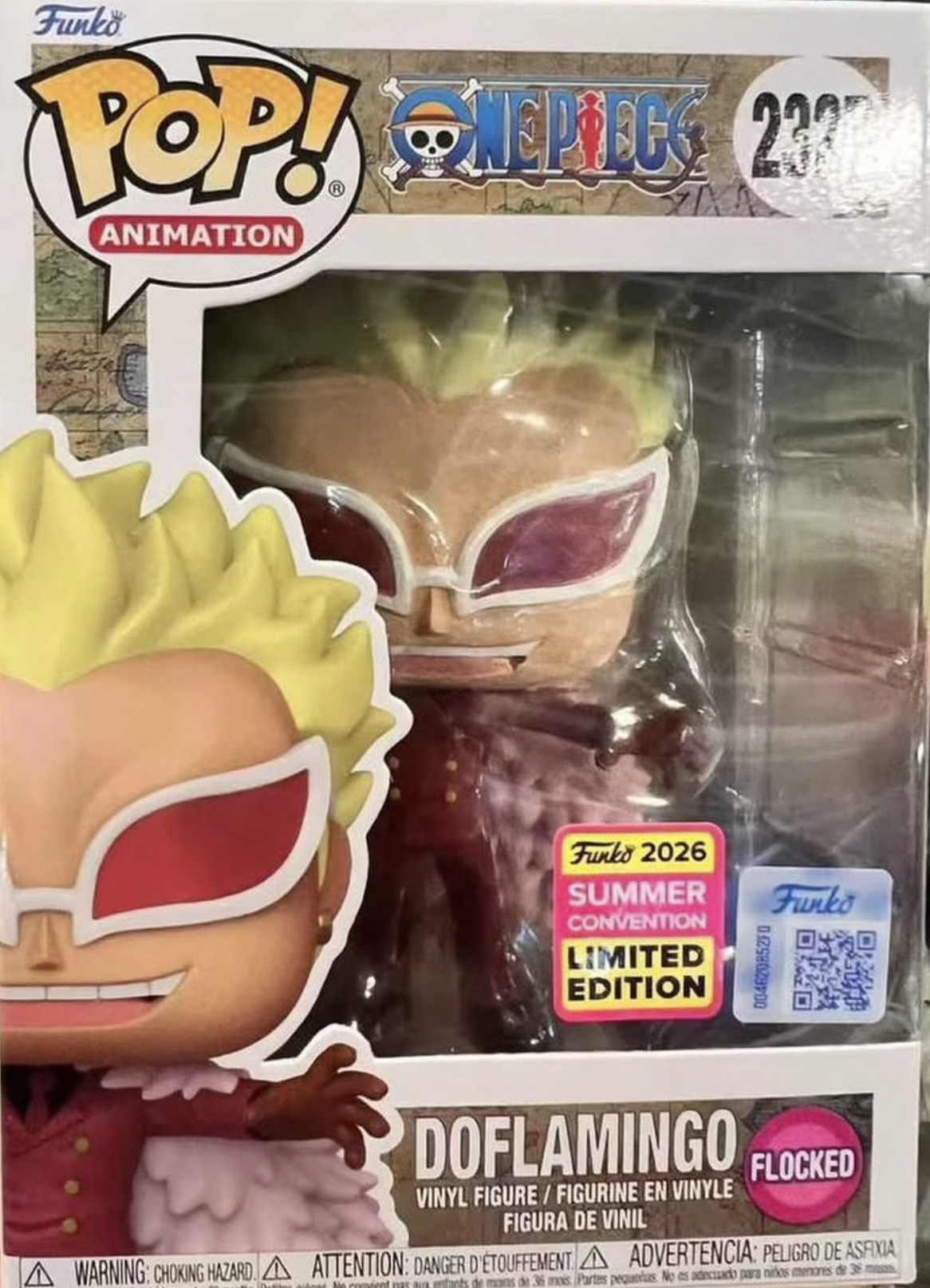 Funko Pop! Doflamingo Flocked 2026 Summer Convention 2026 vinyl figure collectible