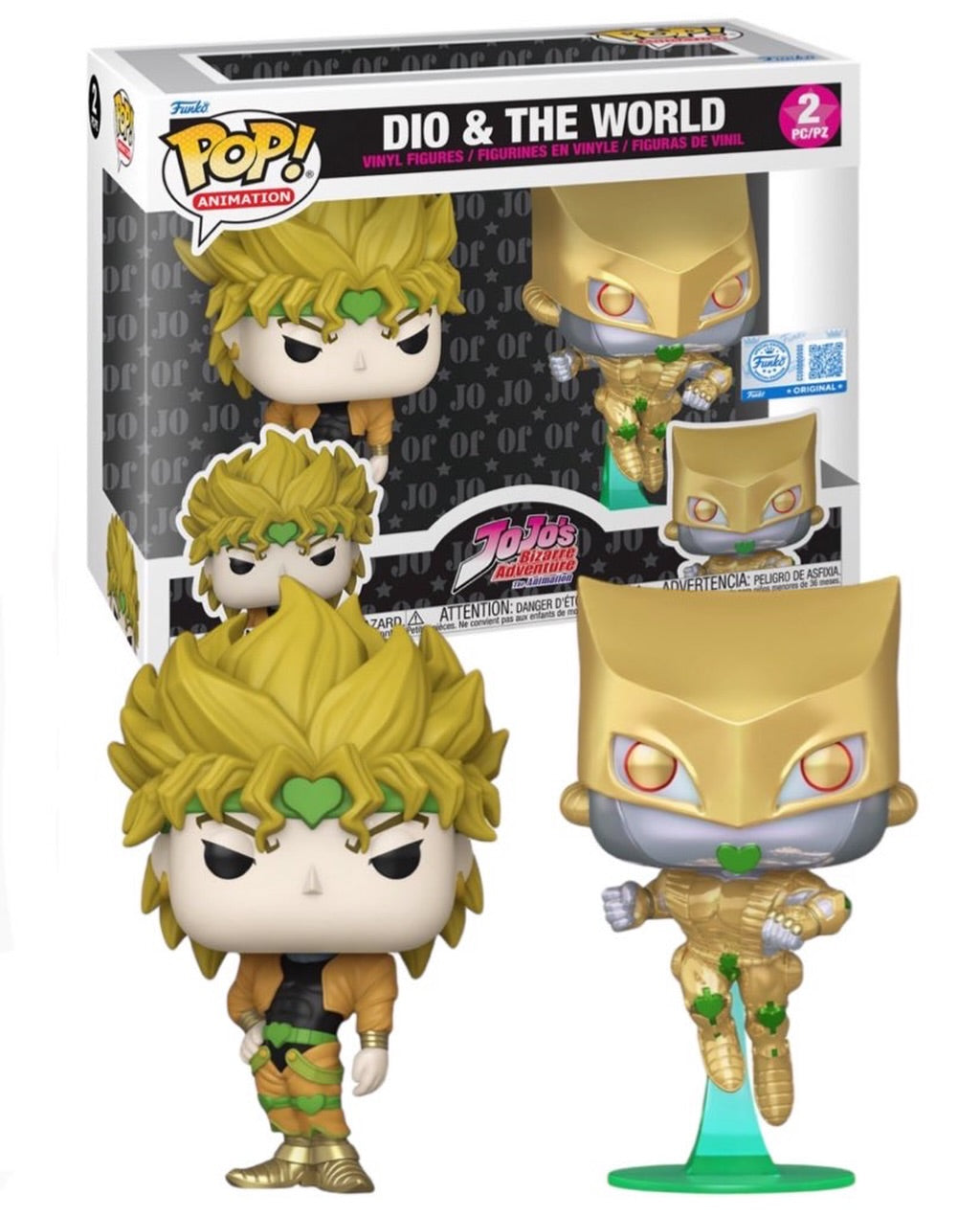 Dio & The World Funko Exclusive 2-Pack