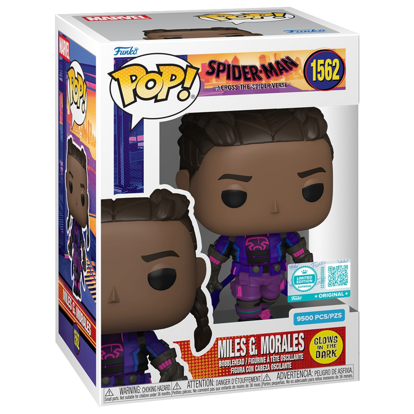 Miles G Morales Glow Limited Edition 9500Pcs #1562