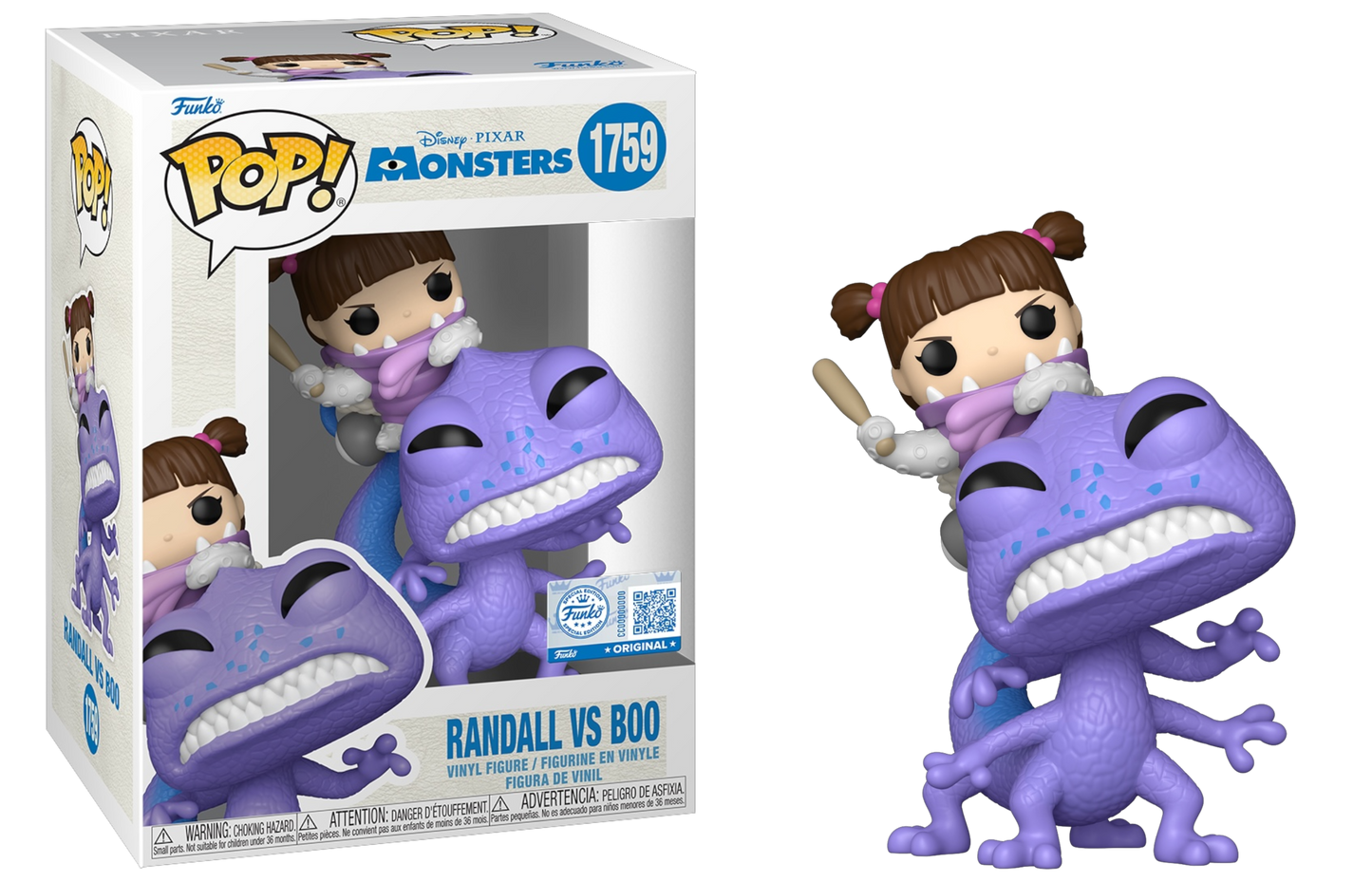 Funko Pop! Randall vs Boo #1759 vinyl figure collectible