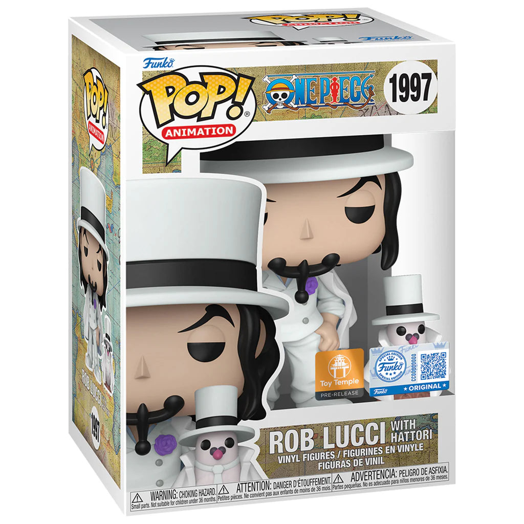 Rob Lucci with Hattori #1997 - One Piece Funko Pop!