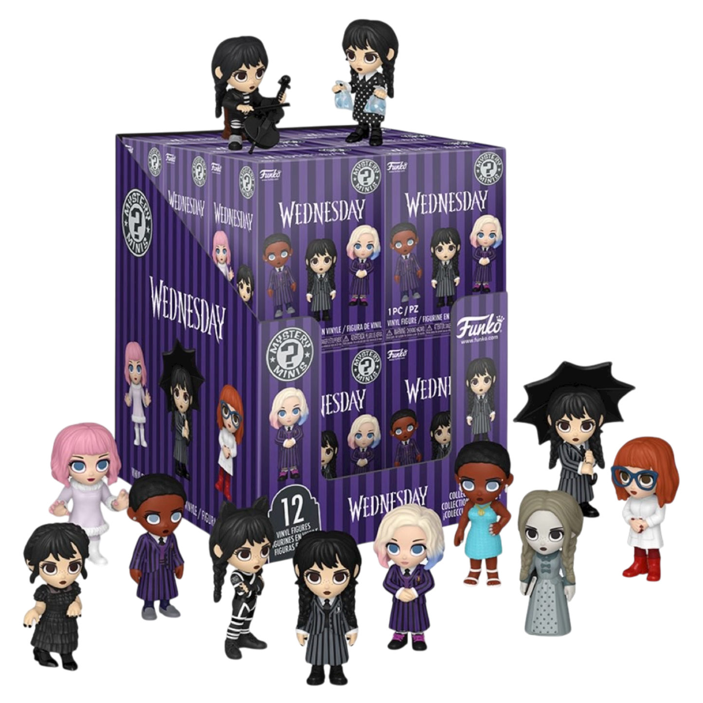 Funko Pop! Wednesday Mystery Minis vinyl figure collectible