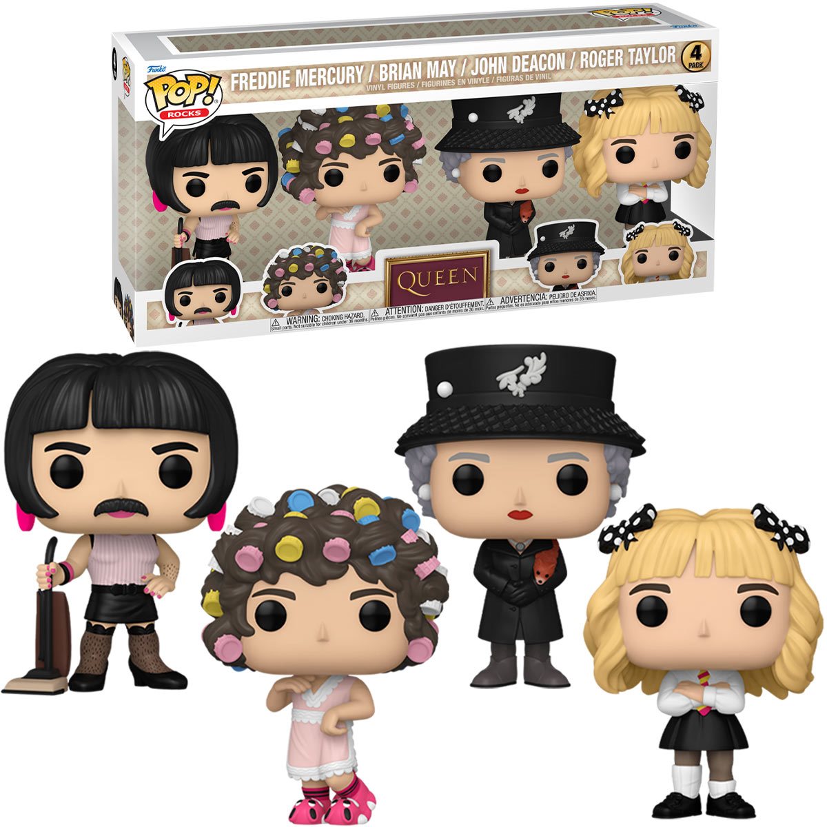 Queen I Want to Break Free 4-Pack