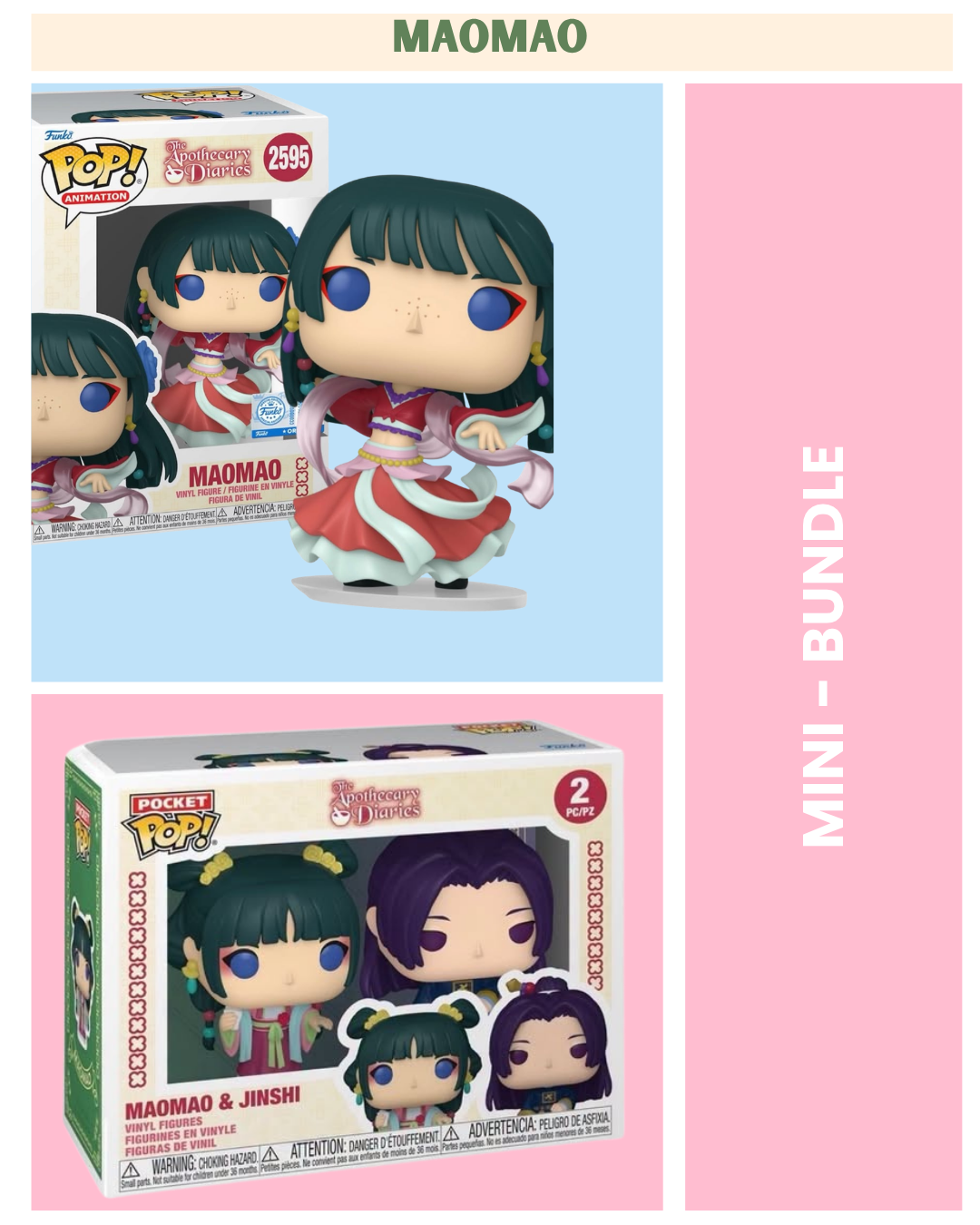 Maomao Mini-Bundle: 2 Pops