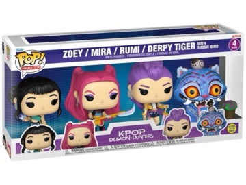 Zoey / Mira / Rumi / Derpy Tiger with Sussie Bird Funko Pop! Vinyl