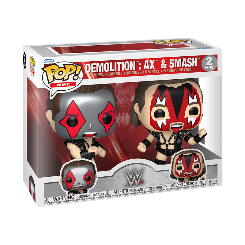 Funko Pop! Demolition: Ax and Smash 2-Pack vinyl figure collectible