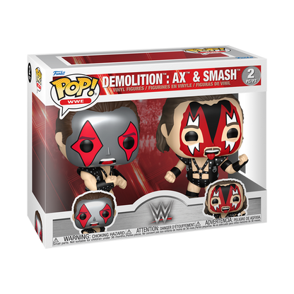 Funko Pop! Demolition: Ax and Smash 2-Pack vinyl figure collectible