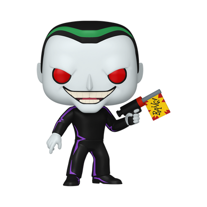 Funko Pop! The-Joker-with-Gun-628 vinyl figure collectible