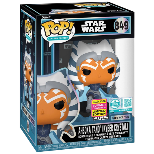 Funko Pop! Ahsoka Tano (Kyber Crystal) #849 Summer Convention 2026 vinyl figure collectible