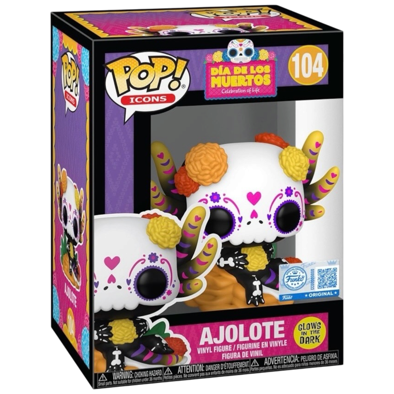 Funko Pop! Ajolote Glow #104 vinyl figure collectible