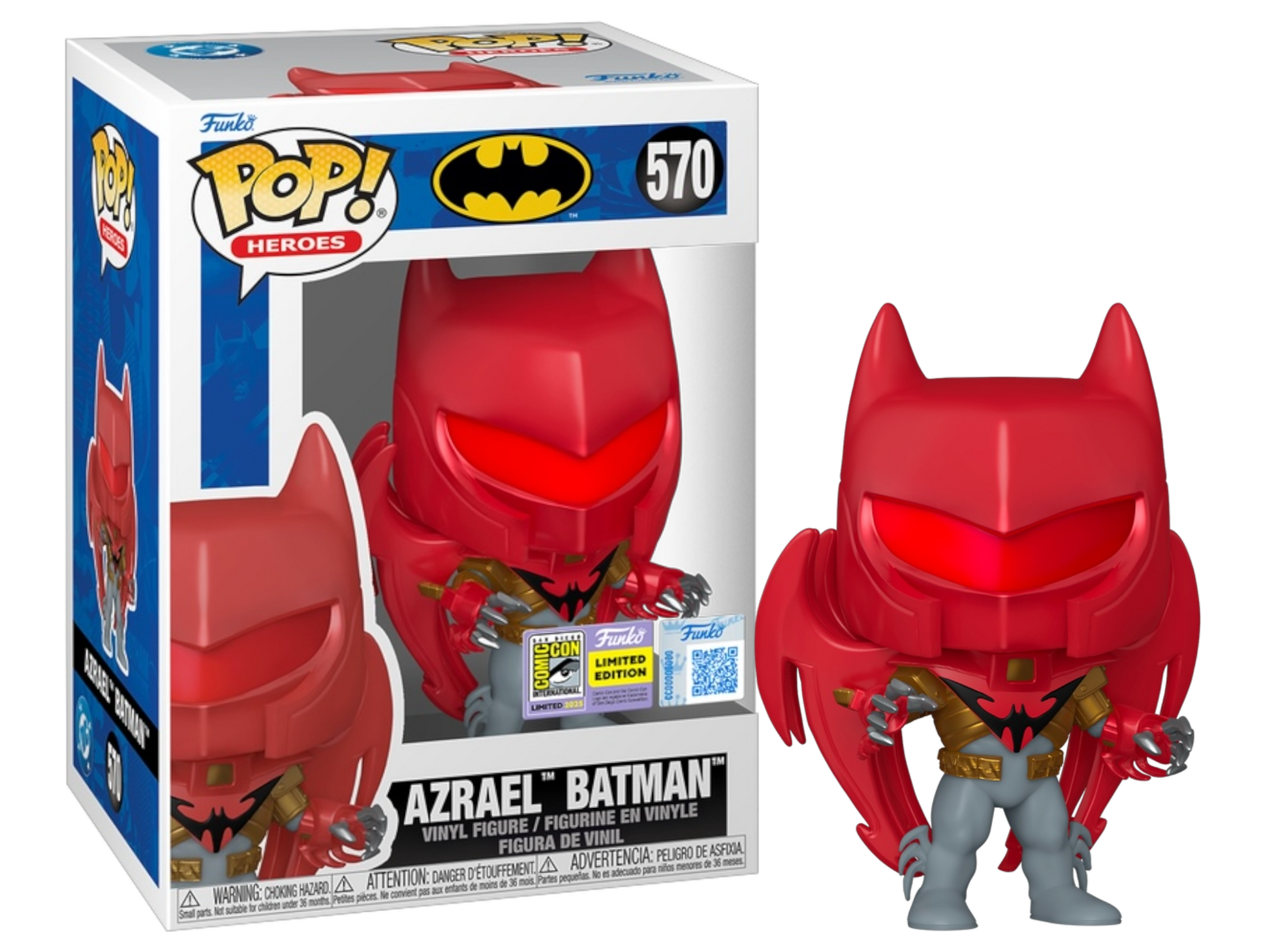 Funko Pop! Azrael Batman #570 SDCC 2025 vinyl figure collectible