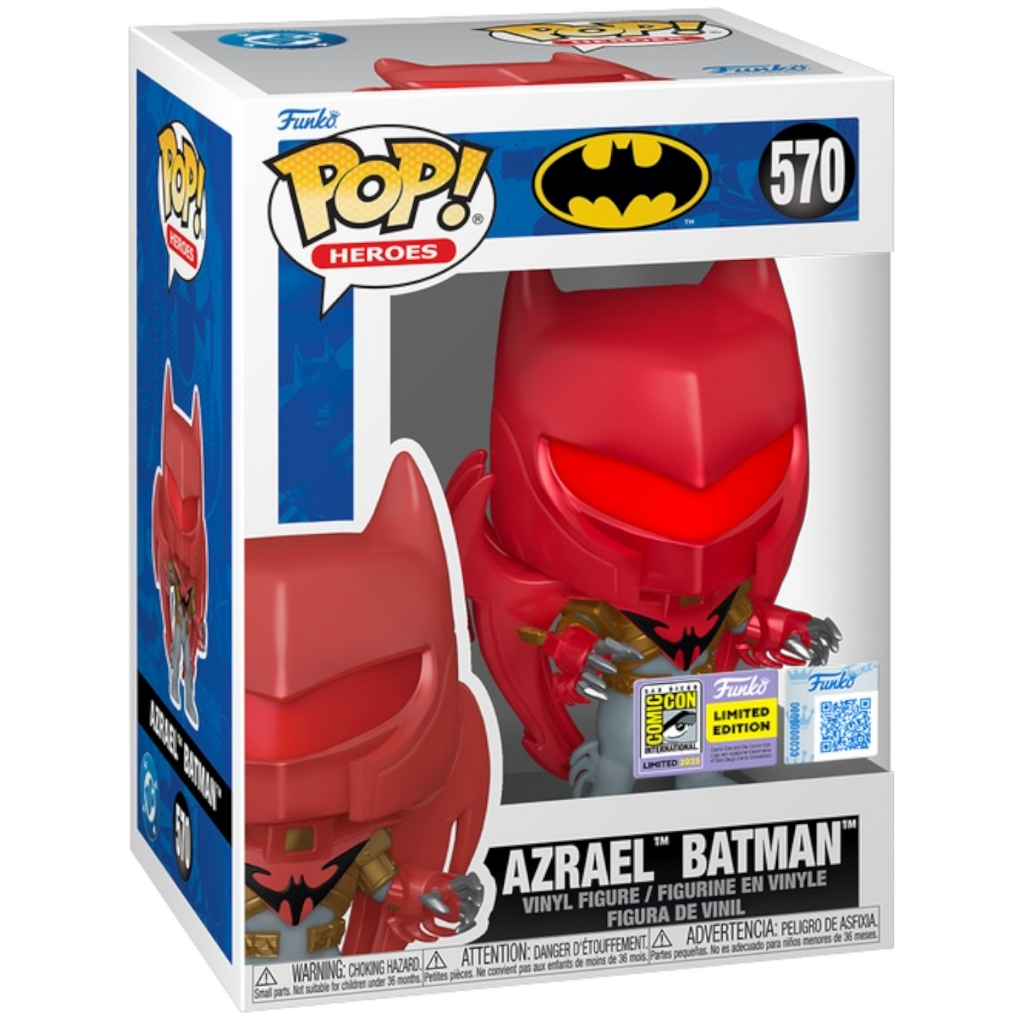 Funko Pop! Azrael Batman #570 SDCC 2025 vinyl figure collectible