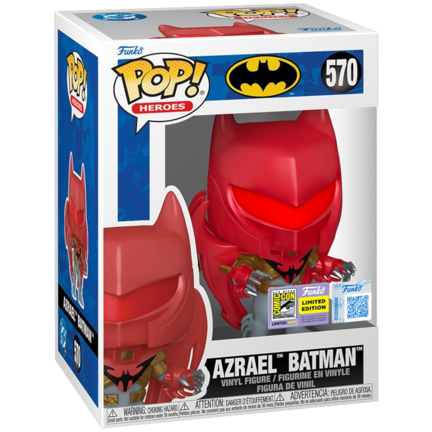 Funko Pop! Azrael Batman #570 SDCC 2025 vinyl figure collectible