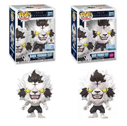 Funko Pop! baek-yoonho-silver-mane-chalice-pr-exclusive-chase-2273-bundle vinyl figure collectible