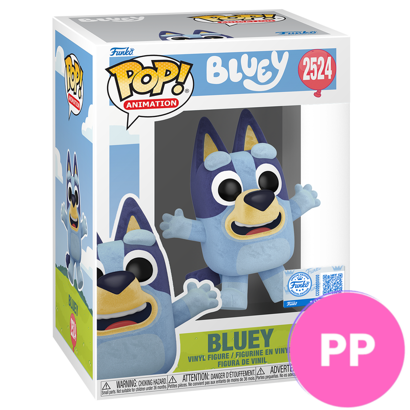 Bluey Jumping (Flocked) #2524