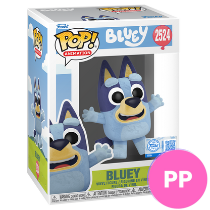 Bluey Jumping (Flocked) #2524