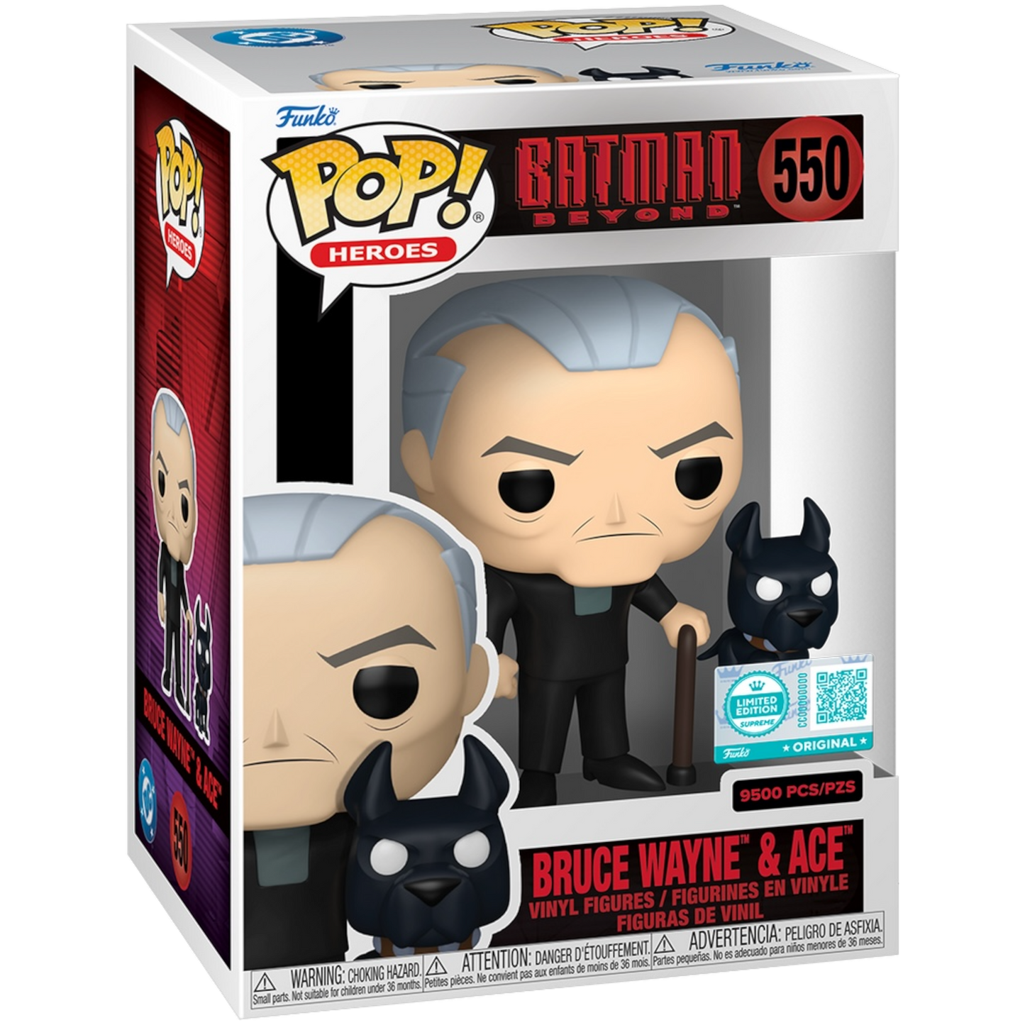 Funko Pop! Bruce Wayne & Ace #550 vinyl figure collectible