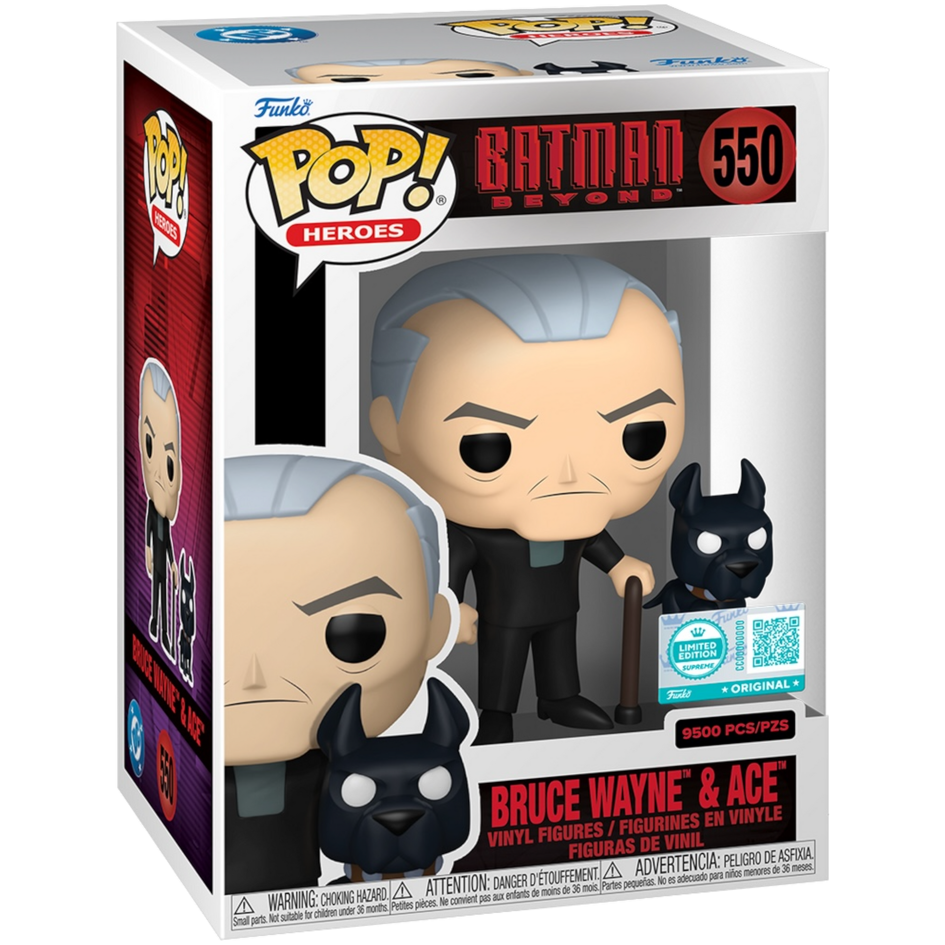Funko Pop! Bruce Wayne & Ace #550 vinyl figure collectible