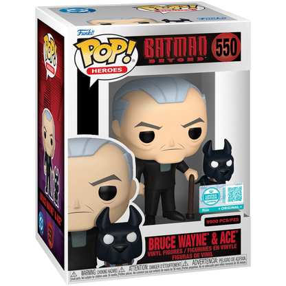 Funko Pop! Bruce Wayne & Ace #550 vinyl figure collectible