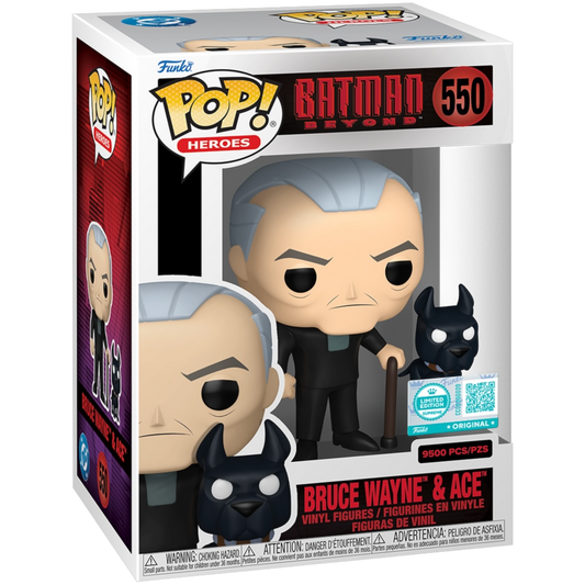 Funko Pop! Bruce Wayne & Ace #550 vinyl figure collectible