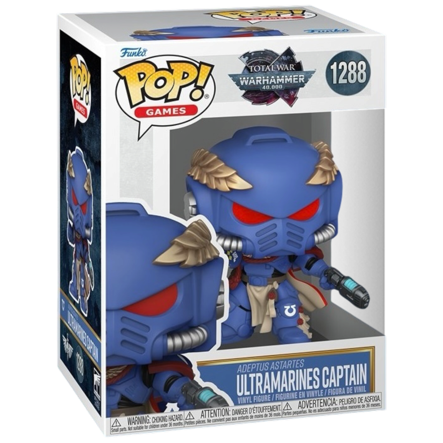 Funko Pop! Adeptus Astartes Ultramarines Captain #1288 vinyl figure collectible