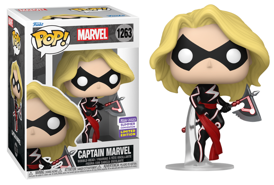 Funko Pop! Captain Marvel with Axe #1263 Summer Convention vinyl figure collectible