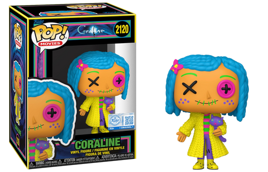 Funko Pop! Coraline Black Light #2120 vinyl figure collectible