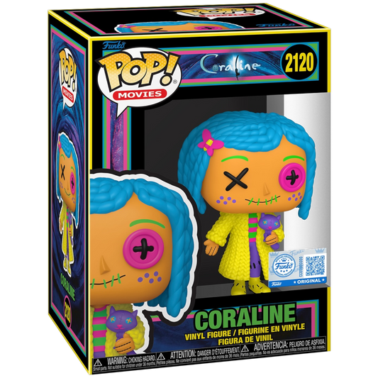 Funko Pop! Coraline Black Light #2120 vinyl figure collectible