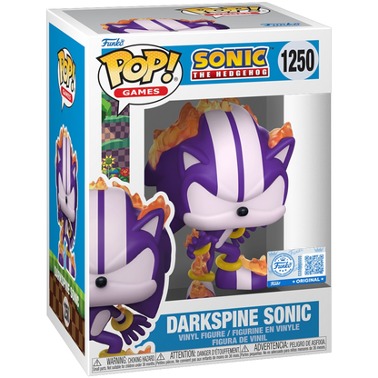 Funko Pop! Darkspine Sonic #1250 vinyl figure collectible