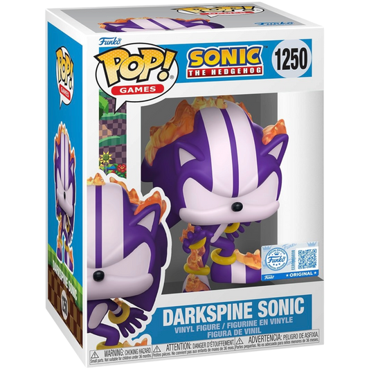Funko Pop! Darkspine Sonic #1250 vinyl figure collectible
