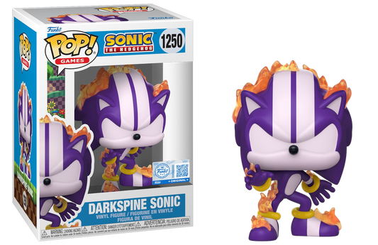 Funko Pop! Darkspine Sonic #1250 vinyl figure collectible