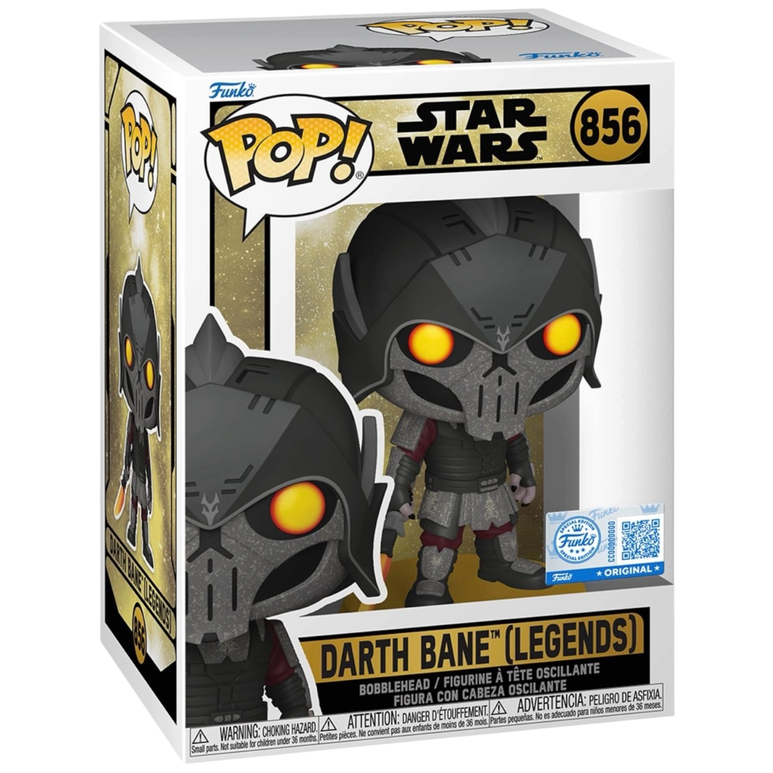 Funko Pop! Darth Bane (Legends) #856 vinyl figure collectible