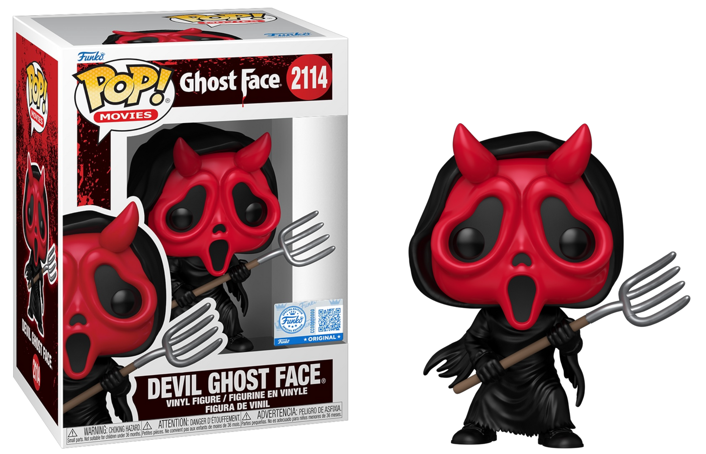 Funko Pop! Devil Ghost Face with Pitch Fork #2114 vinyl figure collectible