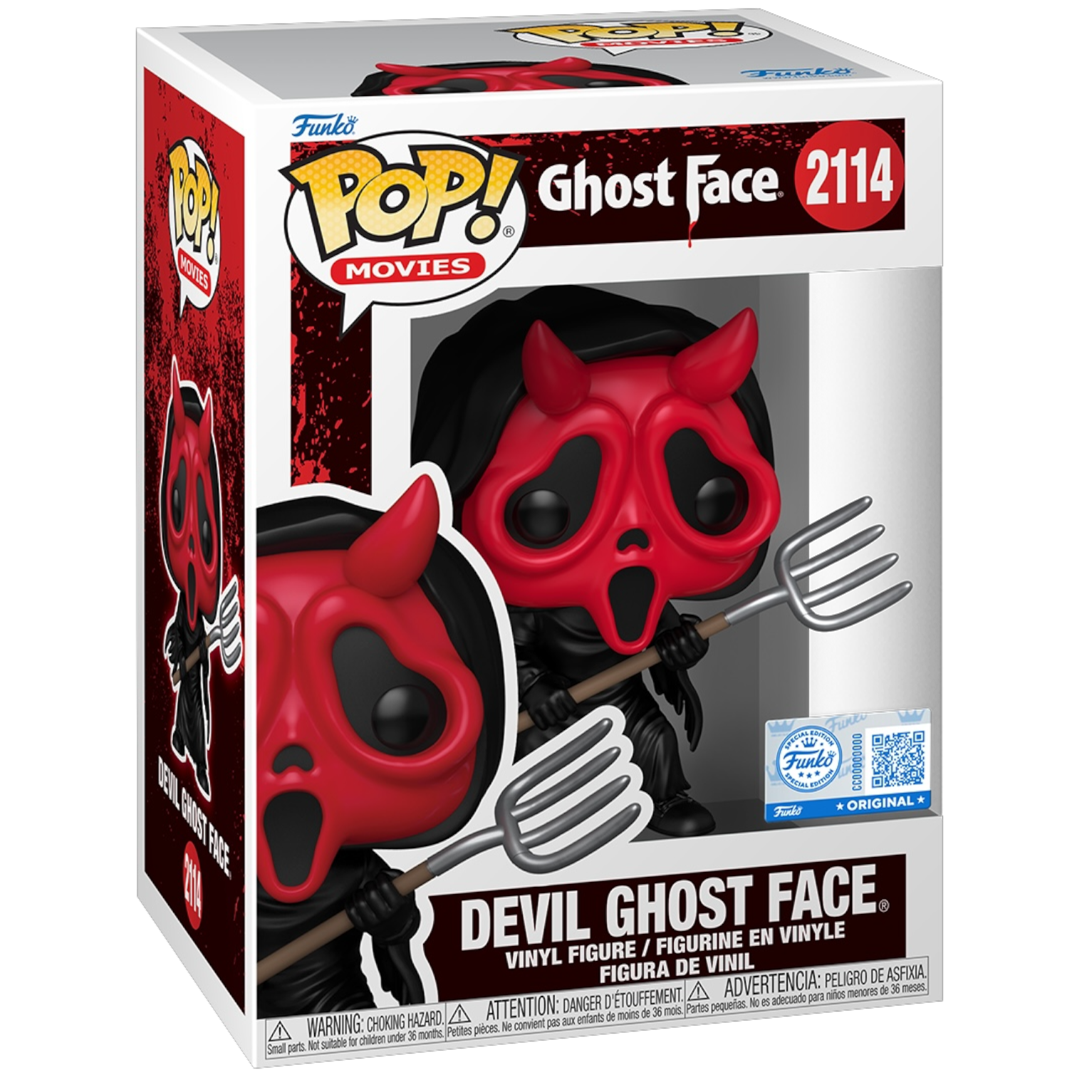 Funko Pop! Devil Ghost Face with Pitch Fork #2114 vinyl figure collectible