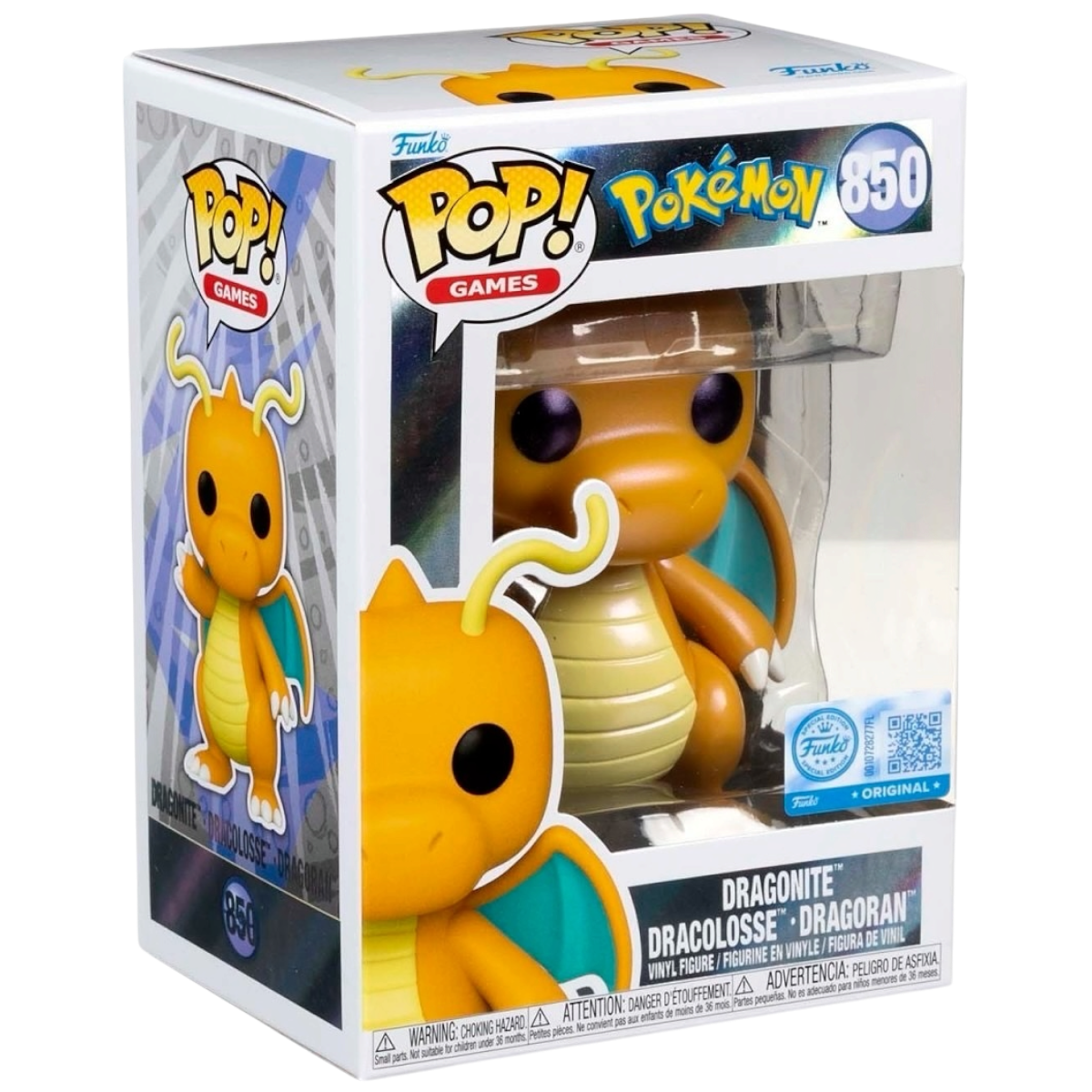 Funko Pop! Dragonite #850 vinyl figure collectible