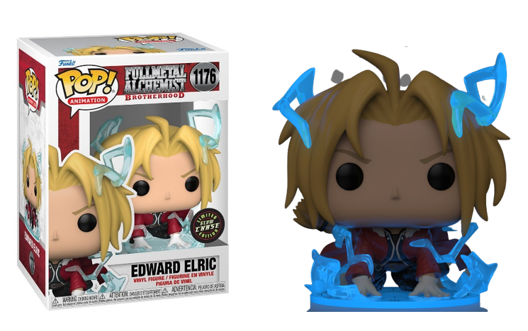 Funko Pop! Edward Elric (with Energy) Glow Chase #1176 vinyl figure collectible