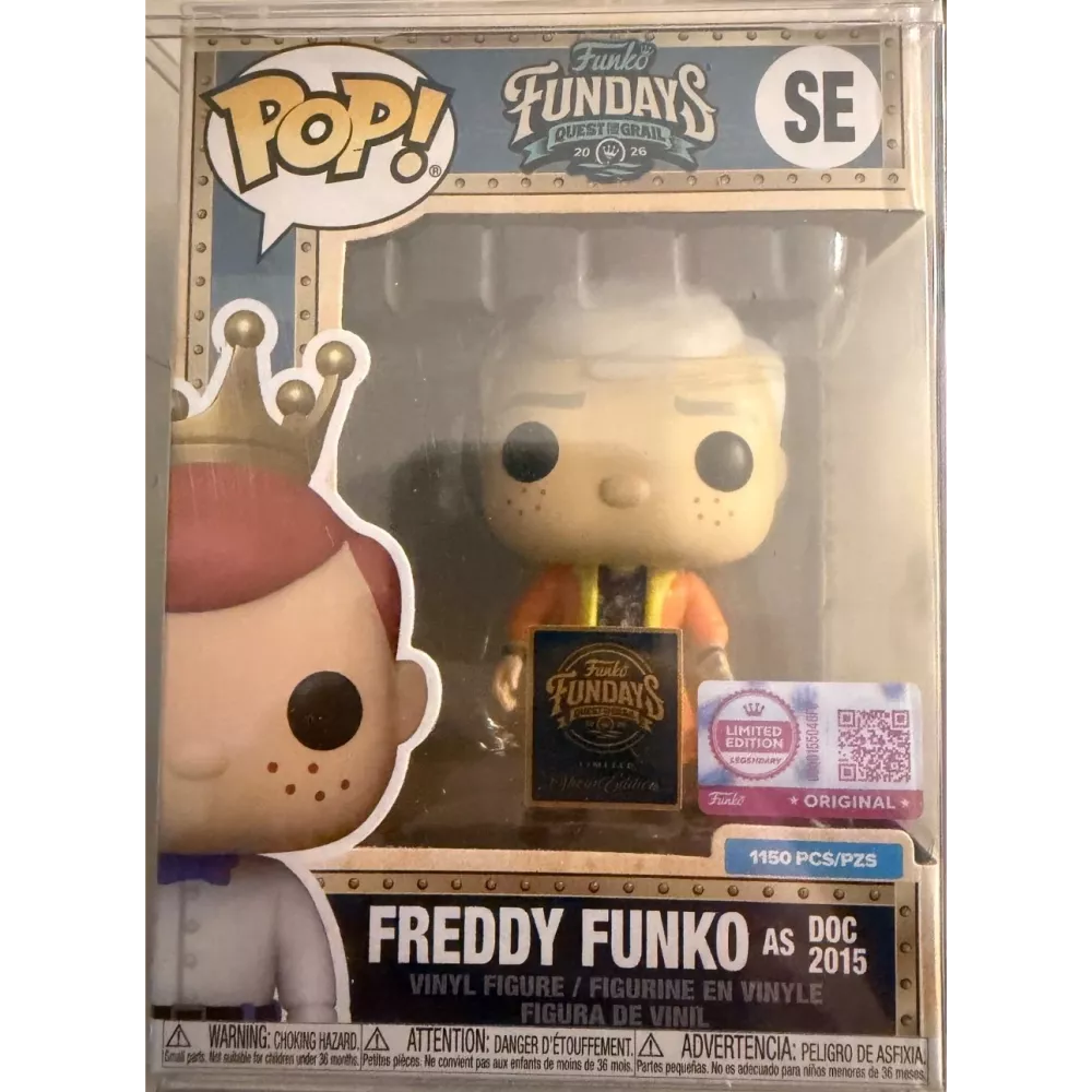 Funko Pop! Freddy Funko as Doc 2015 1150 Pcs (Orange Coat) vinyl figure collectible