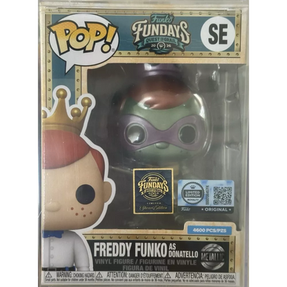 Funko Pop! Freddy Funko As Donatello Metallic 4600 Pcs vinyl figure collectible