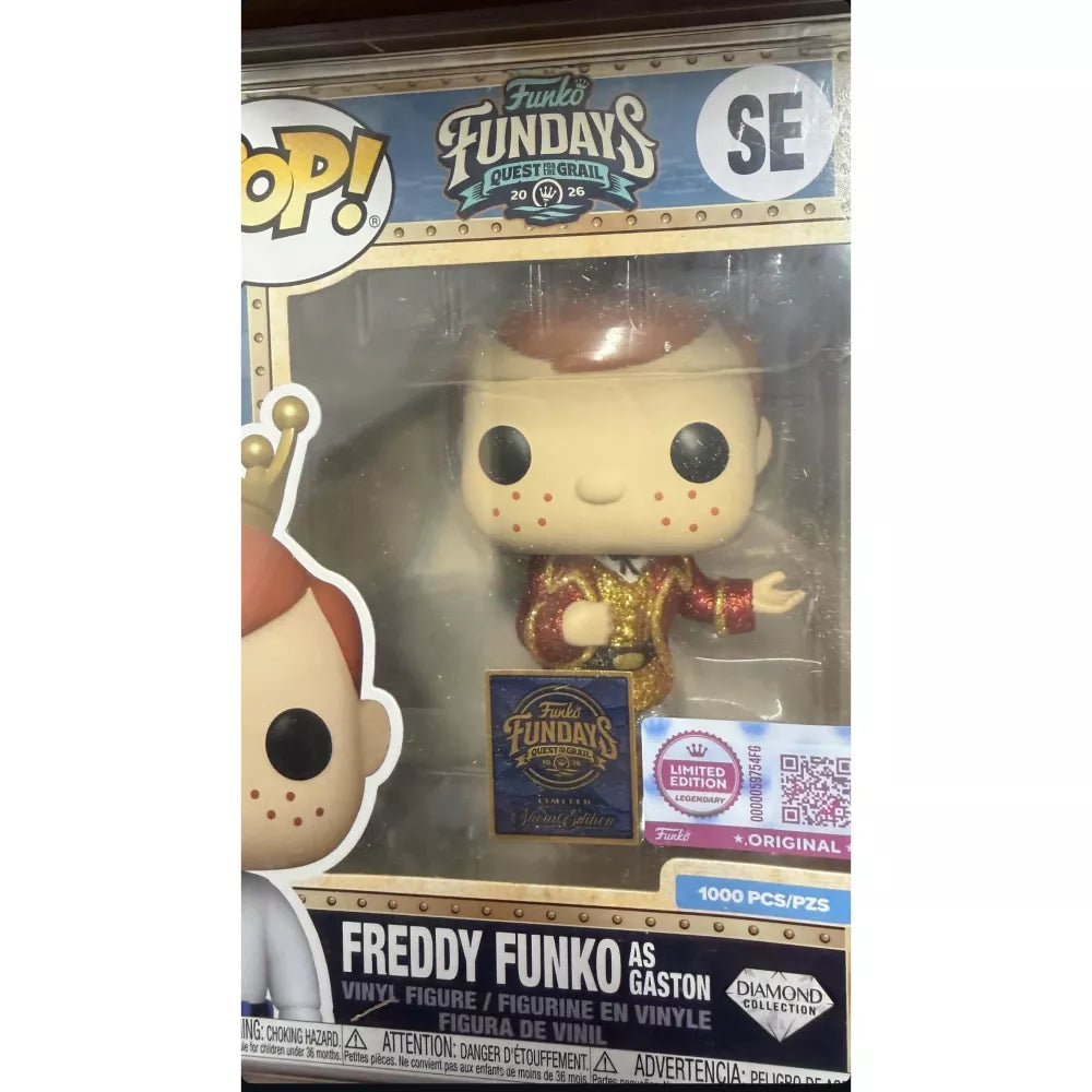 Funko Pop! Freddy Funko as Gaston Diamond 1000 Pcs vinyl figure collectible