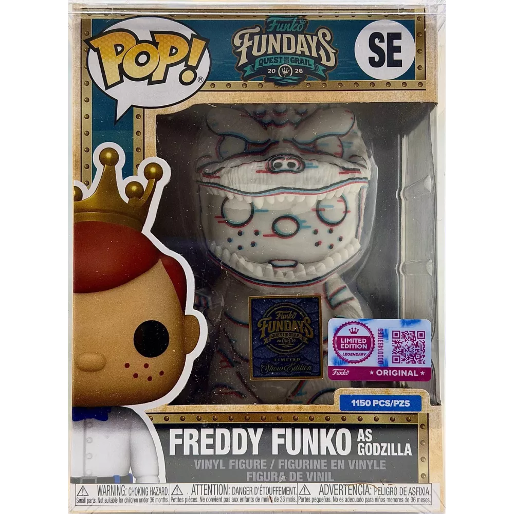 Funko Pop! Freddy Funko as Godzilla Sketch 1150 Pcs vinyl figure collectible