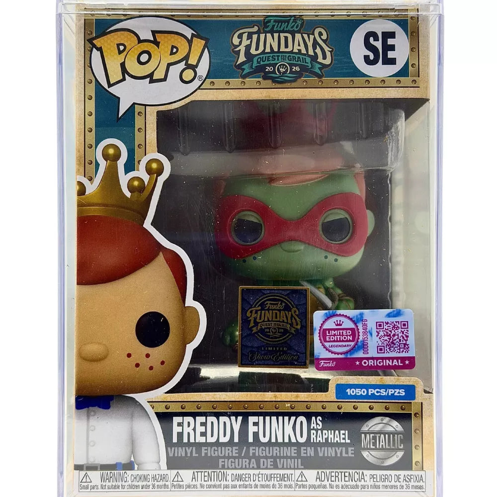 Funko Pop! Freddy Funko as Raphael Metallic 1050 Pcs vinyl figure collectible