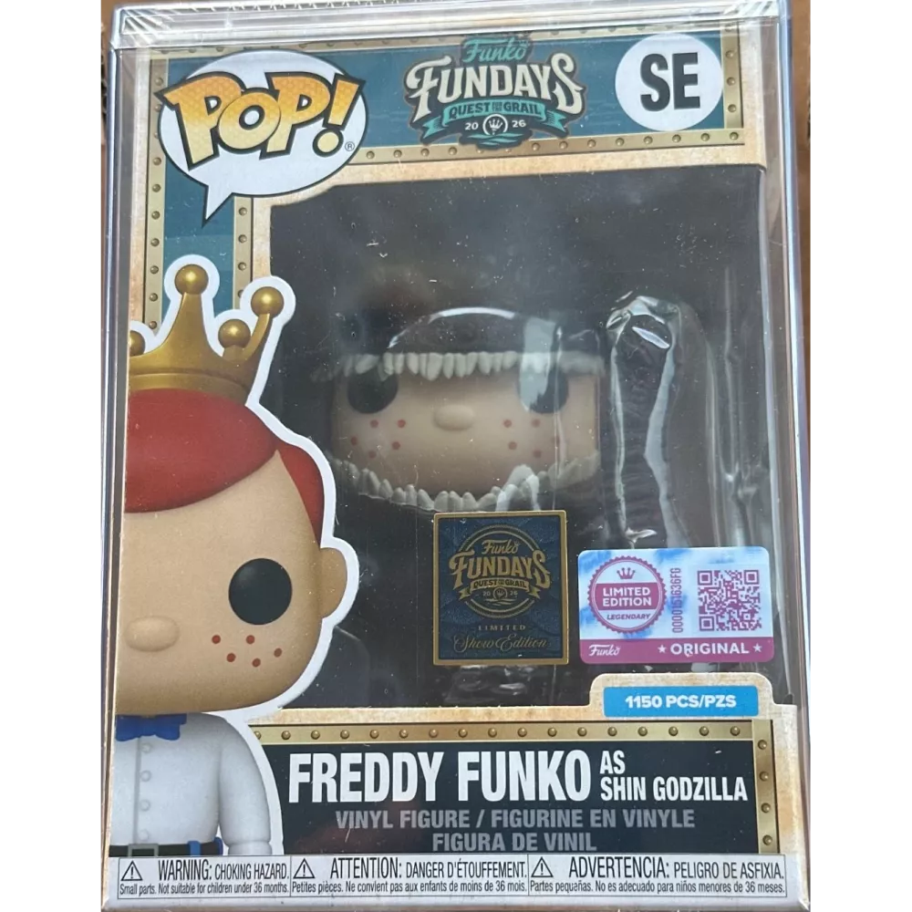 Funko Pop! Freddy Funko as Shin Godzilla Black Eyes 1150 Pcs vinyl figure collectible