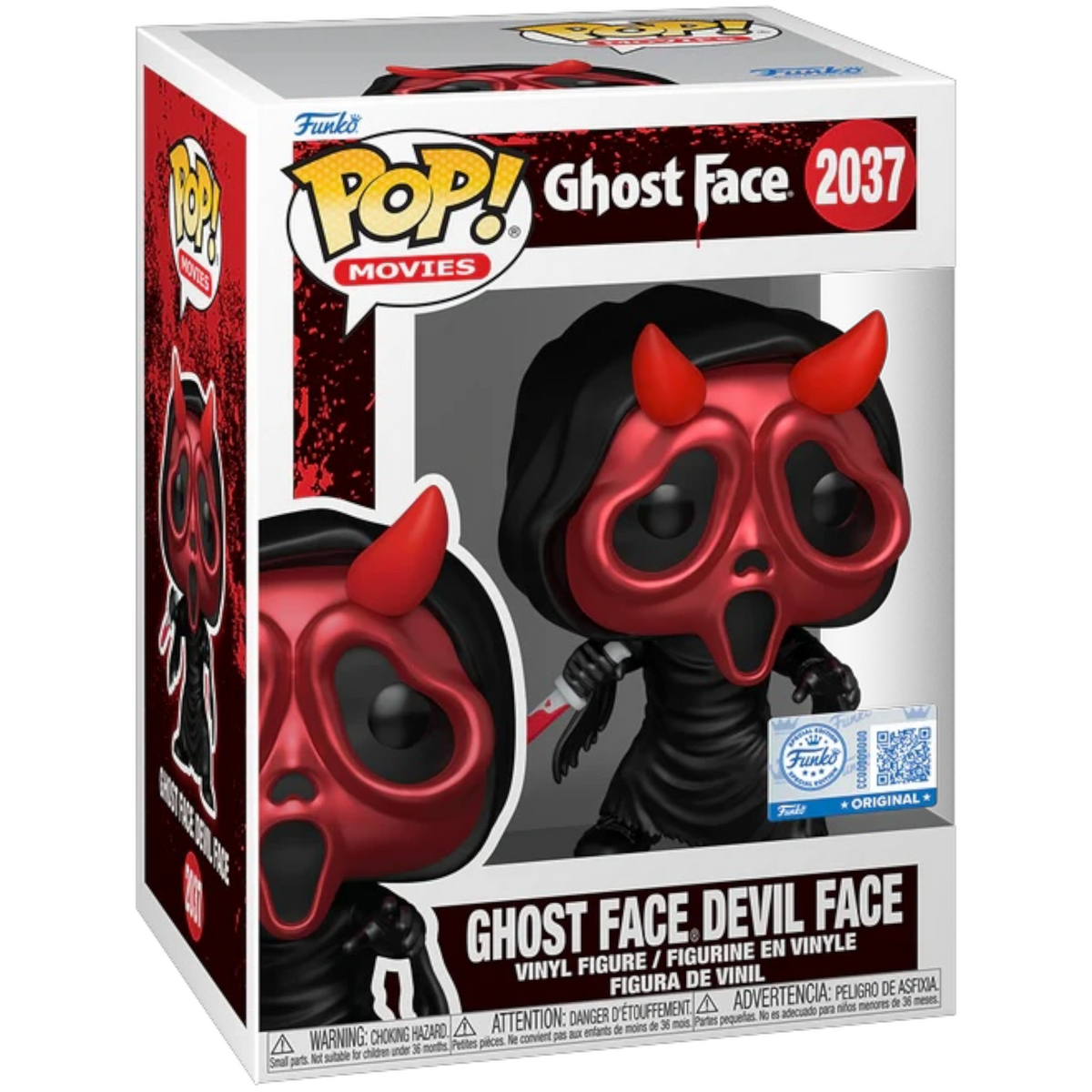 Funko Pop! ghost-face-devil-face-exclusive-2037 vinyl figure collectible