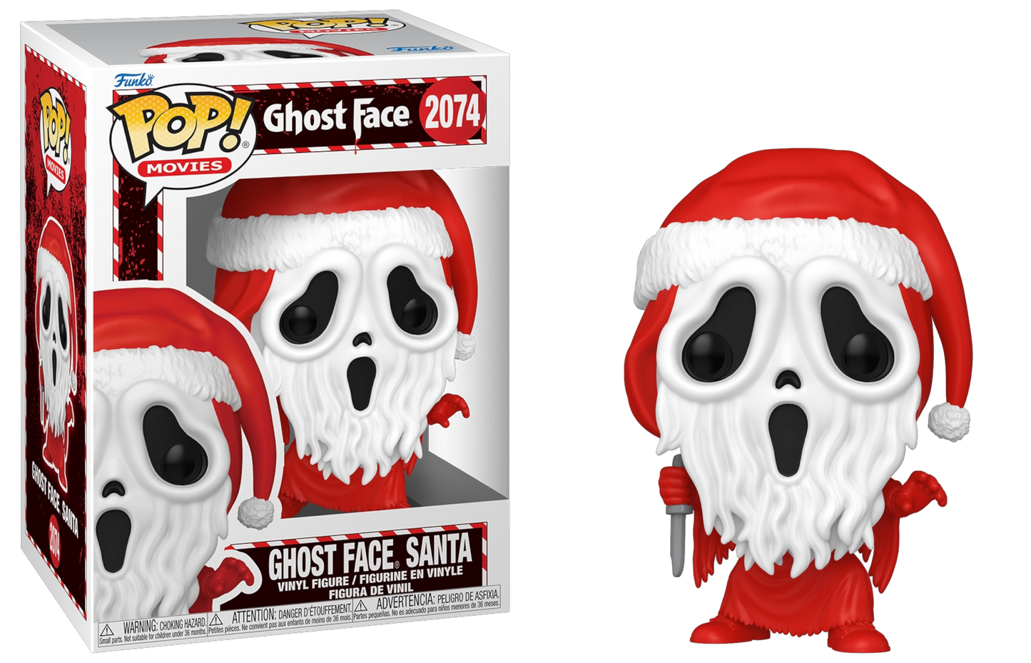 Funko Pop! Ghost Face Santa vinyl figure collectible