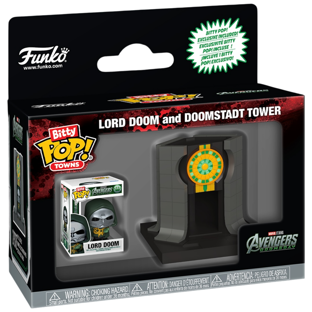Lord Doom and Doomstadt Tower Bitty Town
