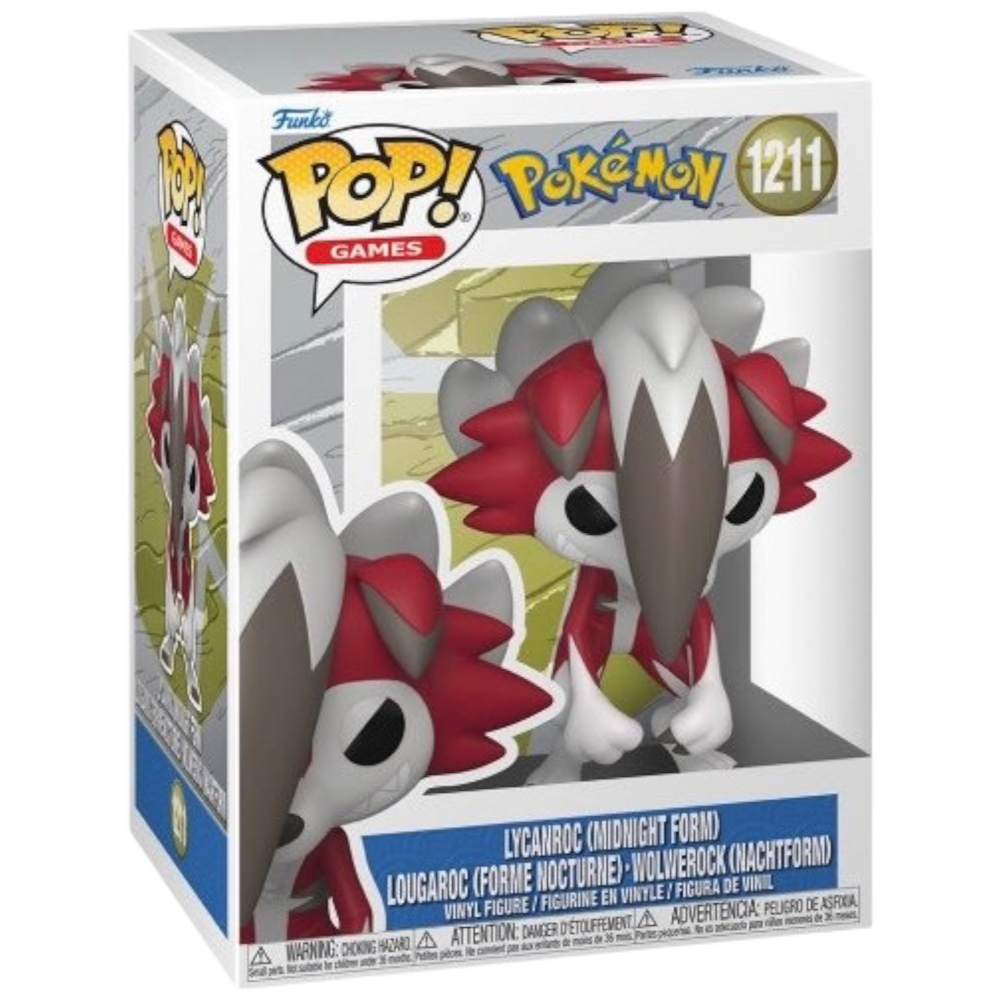 Funko Pop! Lycanroc (Midnight) #1211 vinyl figure collectible