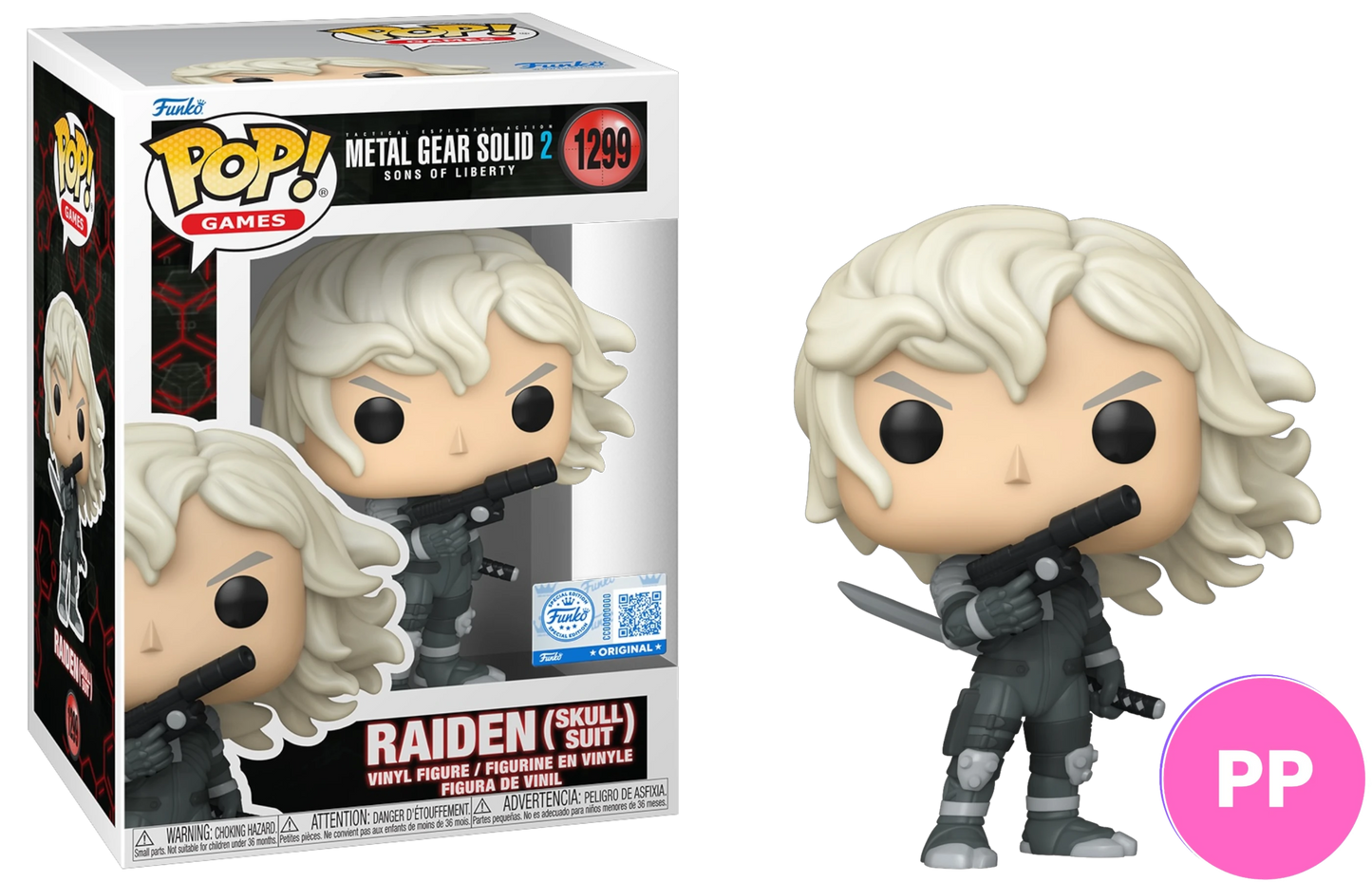 Metal Gear Solid raiden skull suit Exclusive #1299